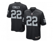 Men Nike Oakland Raiders #22 Gareon Conley Game Black Team Color NFL Jersey