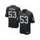 Men Nike Oakland Raiders #53 NaVorro Bowman Game Black Team Color NFL Jersey