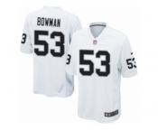 Men Nike Oakland Raiders #53 NaVorro Bowman Game White NFL Jersey