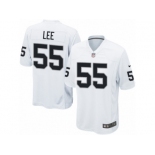 Men Nike Oakland Raiders #55 Marquel Lee Game White NFL Jersey