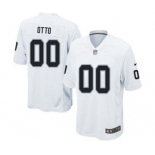 Men's Nike Oakland Raiders #0 Jim Otto Game White NFL Jersey