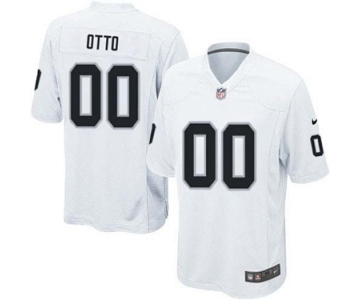 Men's Nike Oakland Raiders #0 Jim Otto Game White NFL Jersey