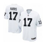 Men's Nike Oakland Raiders #17 Dwayne Harris Game White NFL Jersey