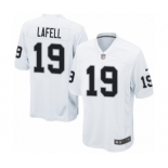 Men's Nike Oakland Raiders #19 Brandon LaFell Game White NFL Jersey