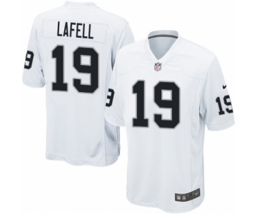 Men's Nike Oakland Raiders #19 Brandon LaFell Game White NFL Jersey