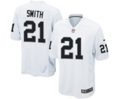 Men's Nike Oakland Raiders #21 Sean Smith Game White NFL Jersey