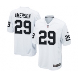 Men's Nike Oakland Raiders #29 David Amerson Game White NFL Jersey