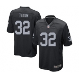 Men's Nike Oakland Raiders #32 Jack Tatum Game Black Team Color NFL Jersey