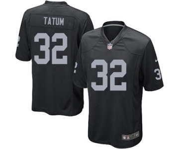 Men's Nike Oakland Raiders #32 Jack Tatum Game Black Team Color NFL Jersey