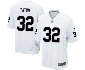 Men's Nike Oakland Raiders #32 Jack Tatum Game White NFL Jersey