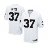 Men's Nike Oakland Raiders #37 Lester Hayes Game White NFL Jersey