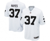 Men's Nike Oakland Raiders #37 Lester Hayes Game White NFL Jersey