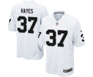 Men's Nike Oakland Raiders #37 Lester Hayes Game White NFL Jersey