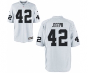 Men's Nike Oakland Raiders #42 Karl Joseph Game White NFL Jersey