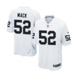 Men's Nike Oakland Raiders #52 Khalil Mack Game White NFL Jersey