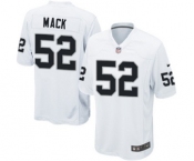 Men's Nike Oakland Raiders #52 Khalil Mack Game White NFL Jersey