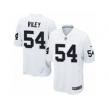 Men's Nike Oakland Raiders #54 Perry Riley Game White NFL Jersey