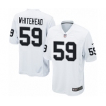 Men's Nike Oakland Raiders #59 Tahir Whitehead Game White NFL Jersey