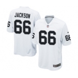 Men's Nike Oakland Raiders #66 Gabe Jackson Game White NFL Jersey