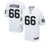 Men's Nike Oakland Raiders #66 Gabe Jackson Game White NFL Jersey