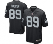 Men's Nike Oakland Raiders #89 Amari Cooper Game Black Team Color NFL Jersey