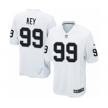 Men's Nike Oakland Raiders #99 Arden Key Game White NFL Jersey