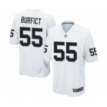 Men's Oakland Raiders #55 Vontaze Burfict Game White Football Jersey