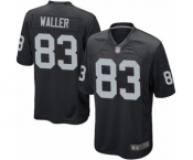 Men's Oakland Raiders #83 Darren Waller Game Black Team Color Football Jersey