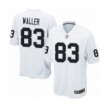 Men's Oakland Raiders #83 Darren Waller Game White Football Jersey