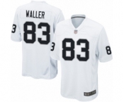 Men's Oakland Raiders #83 Darren Waller Game White Football Jersey