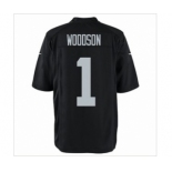 nike nfl jerseys oakland raiders #1 woodson black[game]