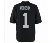 nike nfl jerseys oakland raiders #1 woodson black[game]