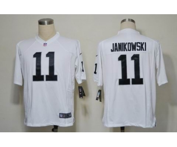 nike nfl jerseys oakland raiders #11 janikowski white[game]