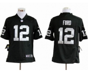 nike nfl jerseys oakland raiders #12 jacoby ford black[game]