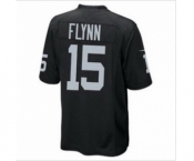 nike nfl jerseys oakland raiders #15 flynn black[game]