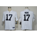 nike nfl jerseys oakland raiders #17 denarius moore white[game]