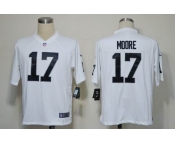 nike nfl jerseys oakland raiders #17 denarius moore white[game]