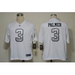 nike nfl jerseys oakland raiders #3 palmer white(silver number)[Game]