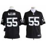 nike nfl jerseys oakland raiders #55 mcclain black[game]