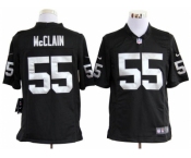 nike nfl jerseys oakland raiders #55 mcclain black[game]