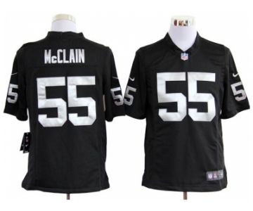 nike nfl jerseys oakland raiders #55 mcclain black[game]