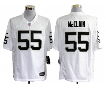 nike nfl jerseys oakland raiders #55 mcclain white[game]