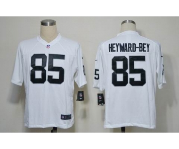 nike nfl jerseys oakland raiders #85 heyward-bey white[game]