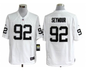 nike nfl jerseys oakland raiders #92 seymour white[game]