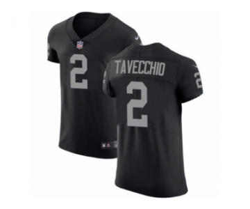 Men Nike Oakland Raiders #2 Giorgio Tavecchio Black Team Color Vapor Untouchable Elite Player NFL Jersey