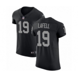 Men's Nike Oakland Raiders #19 Brandon LaFell Black Team Color Vapor Untouchable Elite Player NFL Jersey