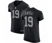 Men's Nike Oakland Raiders #19 Brandon LaFell Black Team Color Vapor Untouchable Elite Player NFL Jersey