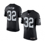 Men's Nike Oakland Raiders #32 Jack Tatum Elite Black Team Color NFL Jersey