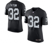 Men's Nike Oakland Raiders #32 Jack Tatum Elite Black Team Color NFL Jersey