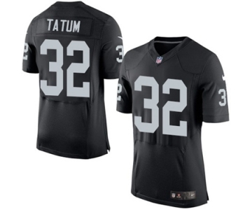 Men's Nike Oakland Raiders #32 Jack Tatum Elite Black Team Color NFL Jersey